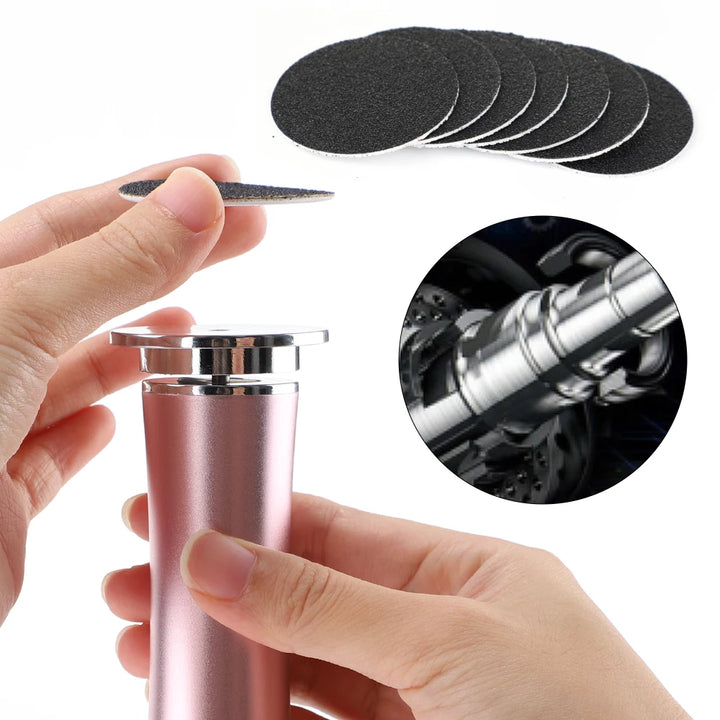 Softy | Electric Foot Callus Remover Foot Care File Heels Dead Skin Pedicure Tool Electronic Foot Grinder and Replacement Sandpaper