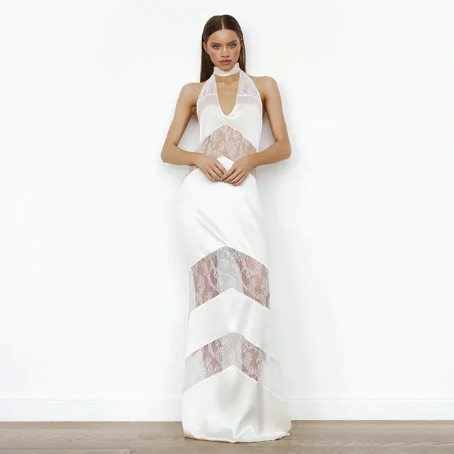 Patchy | Kleid mit Spitze