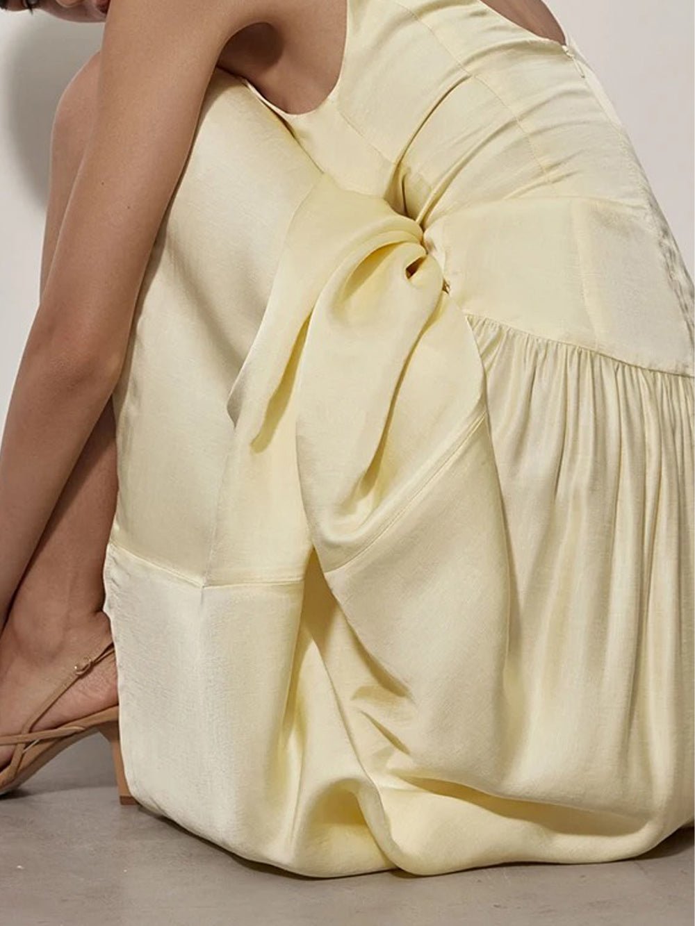 Alicia | Patchwork Sexy Rückenfreie Kleid