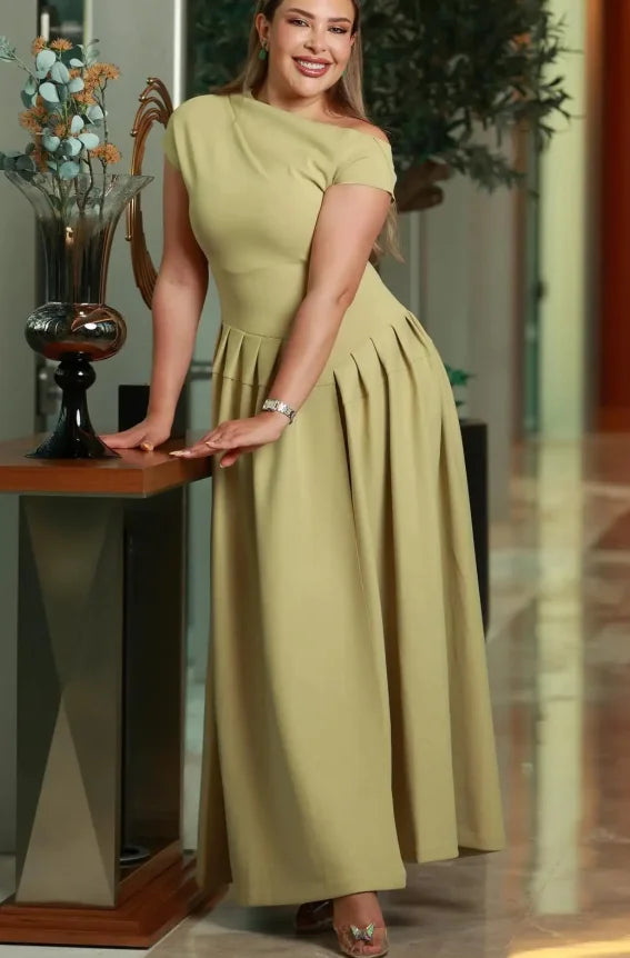 Arabista | Schicke unregelmäßige hochtaillierte Rock-Kleid