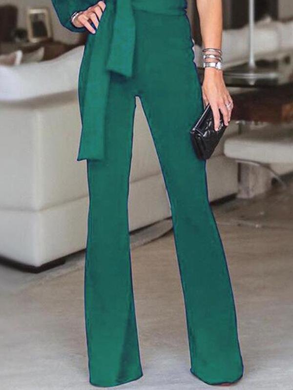 Asmee l One-Shoulder-Jumpsuit mit hoher Taille und Party-Abend