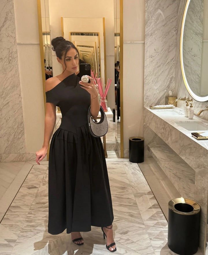 Arabista | Schicke unregelmäßige hochtaillierte Rock-Kleid