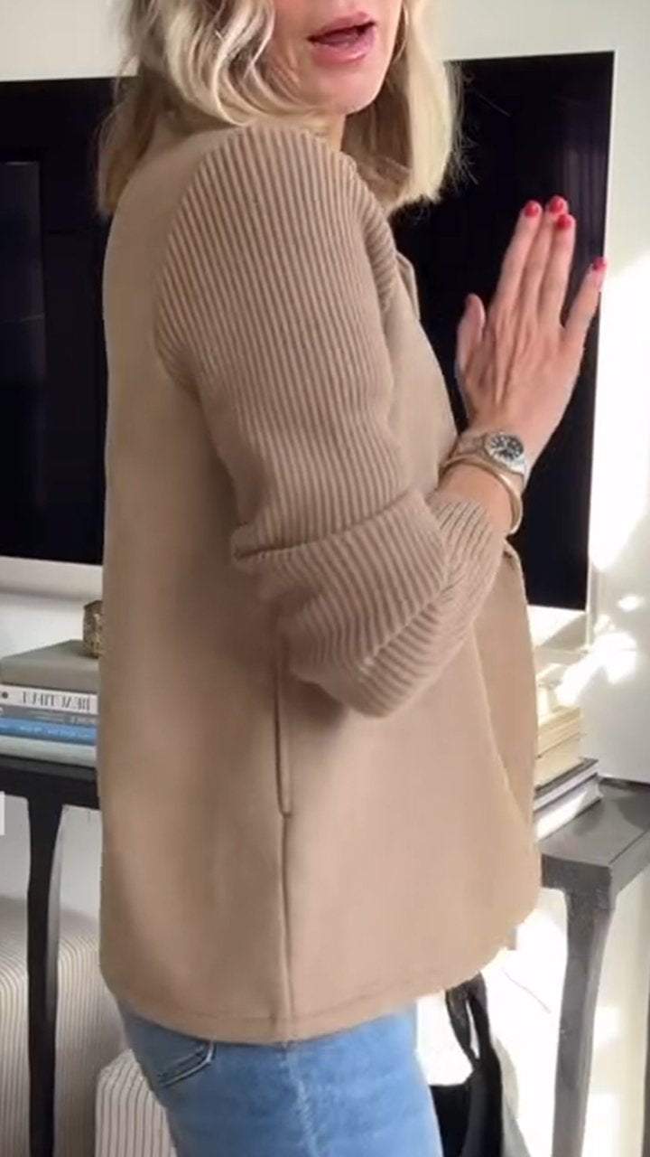 Victoria | Stilvolle Strickarm-Blazer