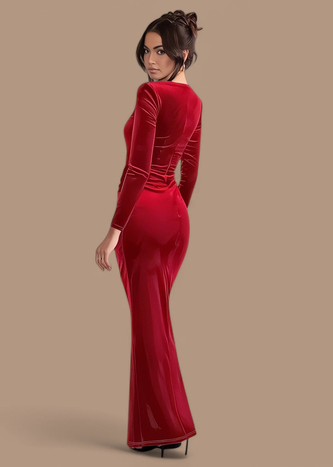 Zéona || Samt maxi kleid