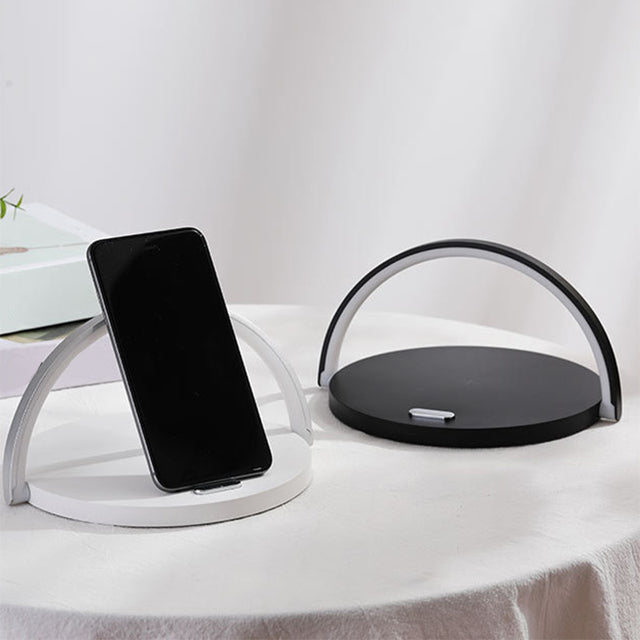 Lilly – Stilvolle Schreibtischlampe mit Kabelloser Ladestation