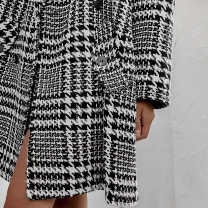 Klassisch kariert muster lose lässige Jacke